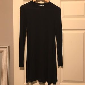 Black Heart & Hips Long Sleeve Dress